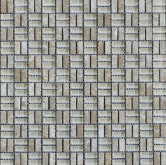 CS 056 Мозаика Из камня и стекла Серо-бежевый камень и стекло 30x30 (чип) 30x30